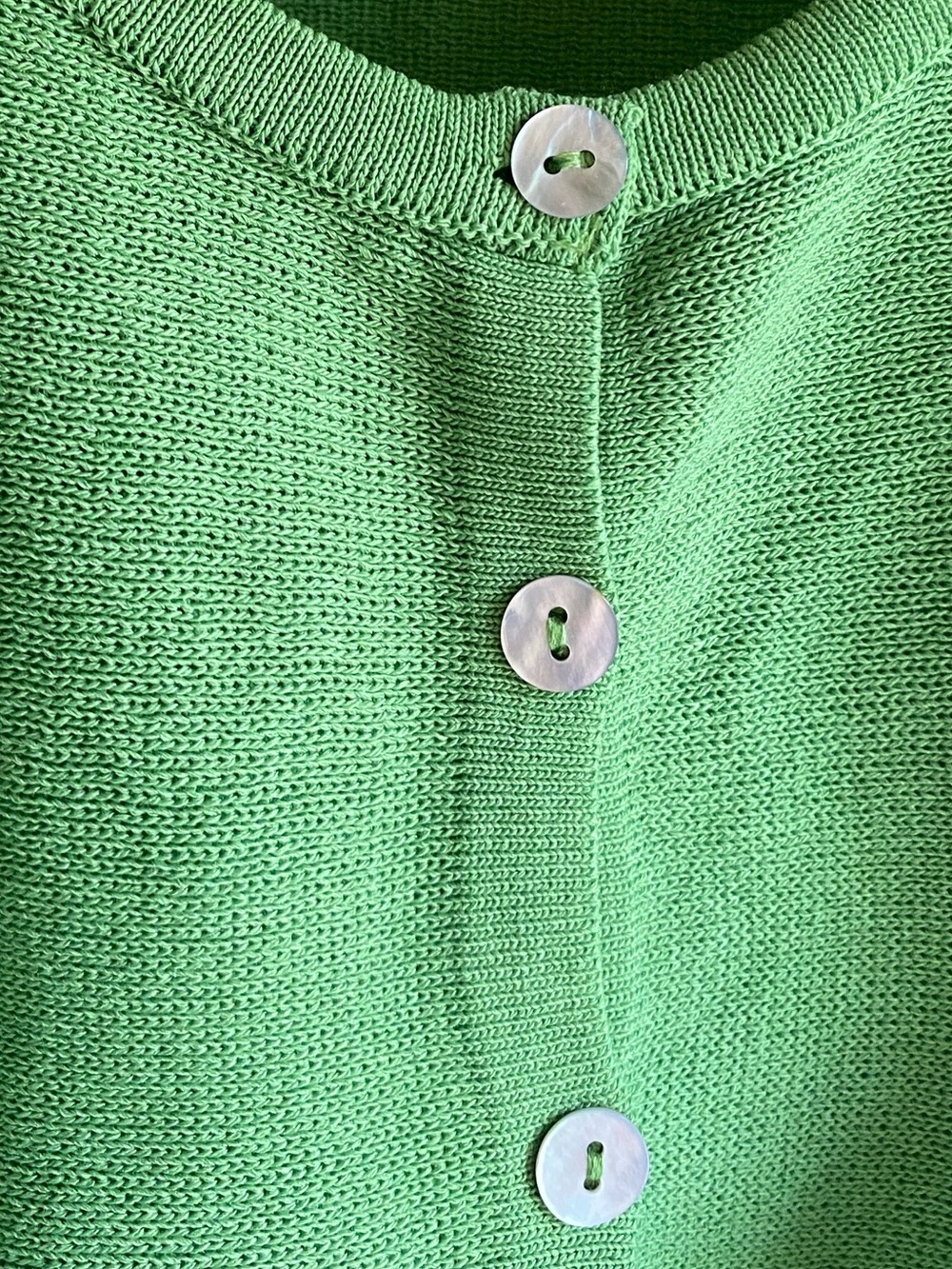 NWT Zara Chartreuse Green Sleeveless Knit Button Front Peplum Top Size S - Picture 13 of 16